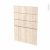 Facades De Cuisine 4 Tiroirs N55 Ikoro Chene Clair L50 X H70 Cm