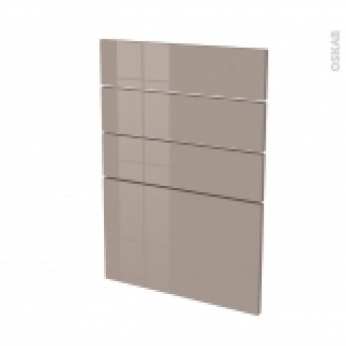 Facades De Cuisine 4 Tiroirs N55 Keria Moka L50 X H70 Cm