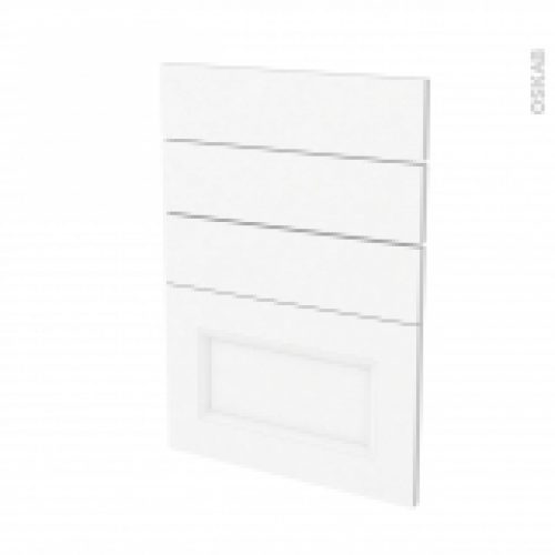 Facades De Cuisine 4 Tiroirs N55 Static Blanc L50 X H70 Cm