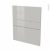 Facades De Cuisine 4 Tiroirs N59 Ivia Gris L60 X H70 Cm