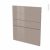 Facades De Cuisine 4 Tiroirs N59 Keria Moka L60 X H70 Cm