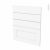 Facades De Cuisine 4 Tiroirs N59 Static Blanc L60 X H70 Cm