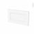 Facades De Cuisine Face Tiroir N10 Static Blanc L60 X H35 Cm