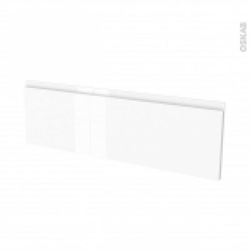 Facades De Cuisine Face Tiroir N40 Ipoma Blanc Brillant L100 X H31 Cm