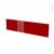 Facades De Cuisine Face Tiroir N41 Ivia Rouge L100 X H25 Cm