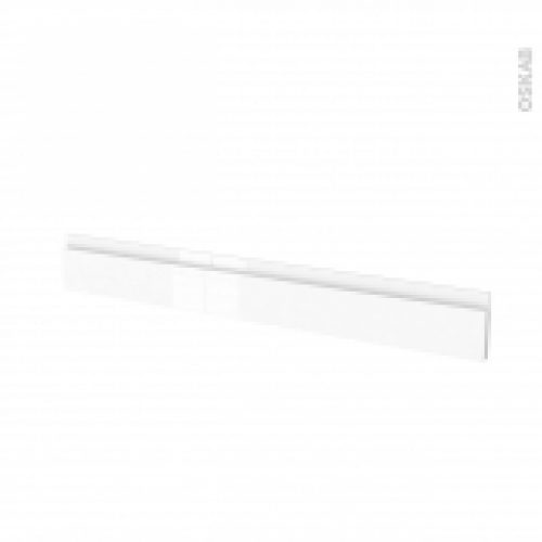 Facades De Cuisine Face Tiroir N43 Ipoma Blanc Brillant L100 X H13 Cm