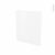 Facades De Cuisine Porte N21 Ginko Blanc L60 X H70 Cm