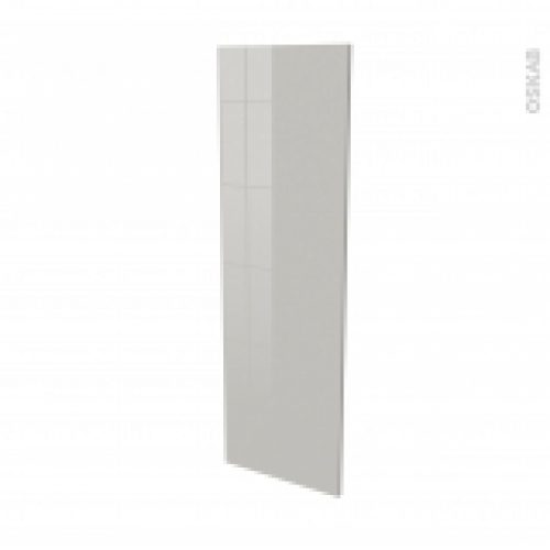 Facades De Cuisine Porte N26 Ivia Gris L40 X H125 Cm