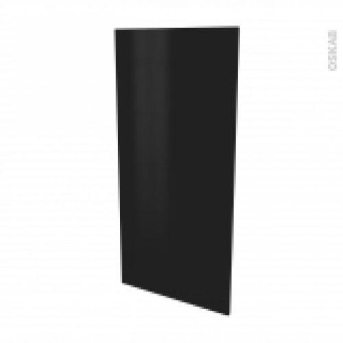 Facades De Cuisine Porte N27 Ginko Noir L60 X H125 Cm