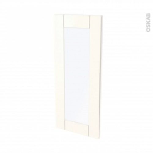 Facades De Cuisine Porte N84 Vitre Filipen Ivoire L40 X H92 Cm