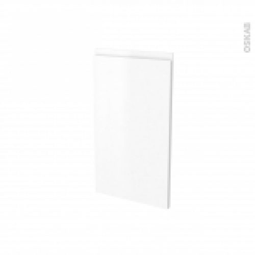 Facades De Cuisine Porte N85 Angle Ipoma Blanc Mat L40 X H70 Cm