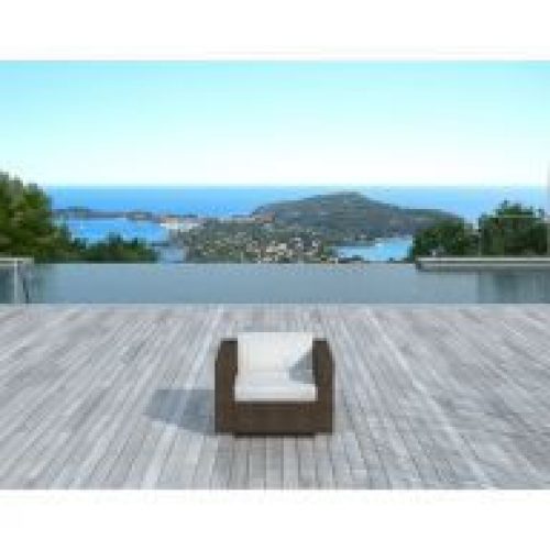 Fauteuil Copa en résine tressée…