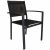 Fauteuil empilable DCB GARDEN LONDON en aluminium et textilène – ANTHRACITE