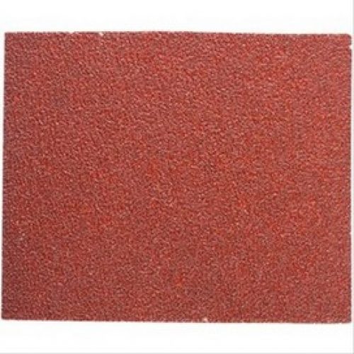 Feuille rectangulaire abrasive 114x140mm grain 80 vendu par 10