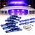 Feux d’avertissement Bleus pour voiture Bleu 54x LED