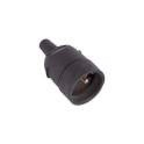 Fiche femelle étanche noire