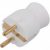 Fiche Germanique 2P+T sortie droite Blanc – Legrand