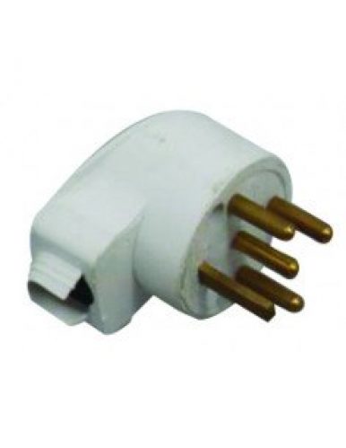 Fiche mâle EBENOID droite 20A 3P+T+N