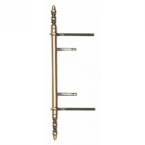 Fiches à lacets à tourillons en laiton poli-diamètre 13 mm