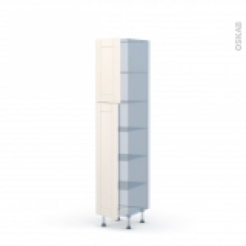 Filipen Ivoire Kit Renovation 18 Armoire Etagere N1926 2 Portes L40Xh195Xp60