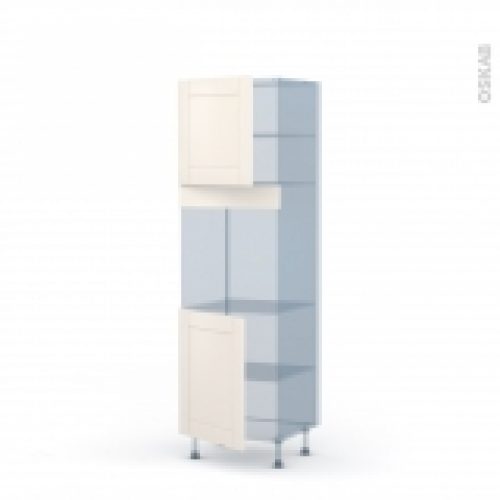 Filipen Ivoire Kit Renovation 18 Colonne Four N1621 2 Portes L60Xh195Xp60