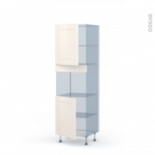 Filipen Ivoire Kit Renovation 18 Colonne Four Niche 45 N2121 2 Portes L60Xh195Xp60