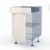 Filipen Ivoire Kit Renovation 18 Meuble Bas Cuisine 1 Porte 1 Tiroir L50Xh70Xp60