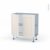Filipen Ivoire Kit Renovation 18 Meuble Bas Prof37 2 Portes L80Xh70Xp375
