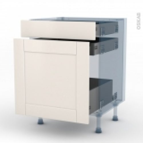 Filipen Ivoire Kit Renovation 18 Meuble Range Epice 3 Tiroirs L60Xh70Xp60
