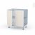 Filipen Ivoire Kit Renovation 18 Meuble Sous Evier 2 Portes L80Xh70Xp60