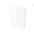 Finition Cuisine Joue N29 Ipoma Blanc Mat Avec Sachet De Fixation A Redecouper L58 X H57 X Ep16 Cm