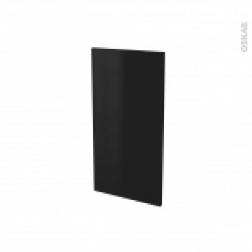 Finition Cuisine Joue N30 Ginko Noir Avec Sachet De Fixation A Redecouper L37 X H41 X Ep16 Cm
