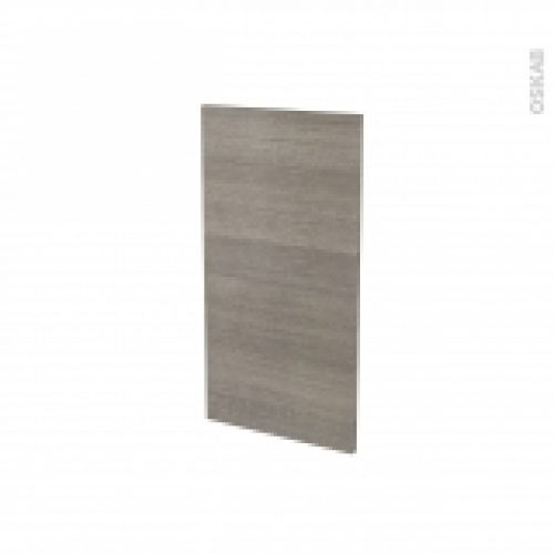 Finition Cuisine Joue N30 Stilo Noyer Naturel Avec Sachet De Fixation L37 X H70 X Ep16 Cm