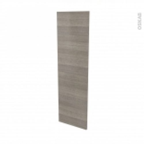 Finition Cuisine Joue N34 Stilo Noyer Naturel Avec Sachet De Fixation L37 X H125 X Ep16 Cm