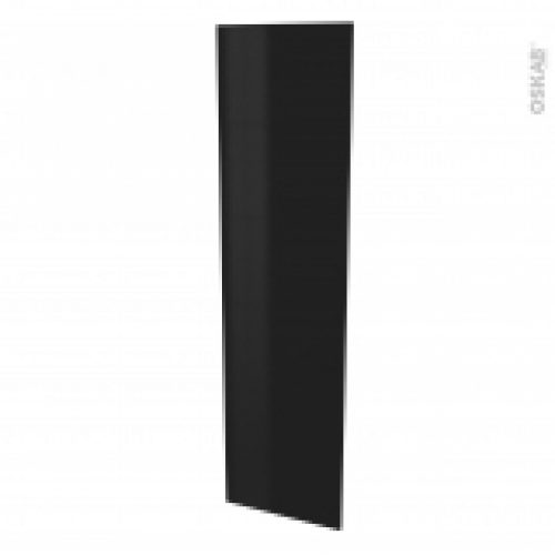 Finition Cuisine Joue N89 Ginko Noir Avec Sachet De Fixation L58 X H217 X Ep 16 Cm