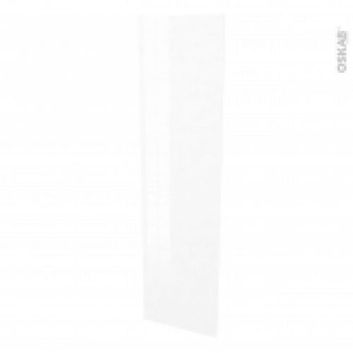 Finition Cuisine Joue N89 Ipoma Blanc Brillant Avec Sachet De Fixation L58 X H217 X Ep 16 Cm