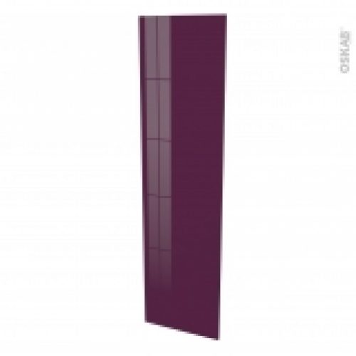 Finition Cuisine Joue N89 Keria Aubergine Avec Sachet De Fixation L58 X H217 X Ep 16 Cm
