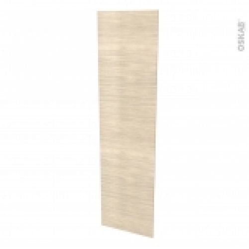 Finition Cuisine Joue N89 Stilo Noyer Blanchi Avec Sachet De Fixation 2 Parties L58 X H217 X Ep 16 Cm