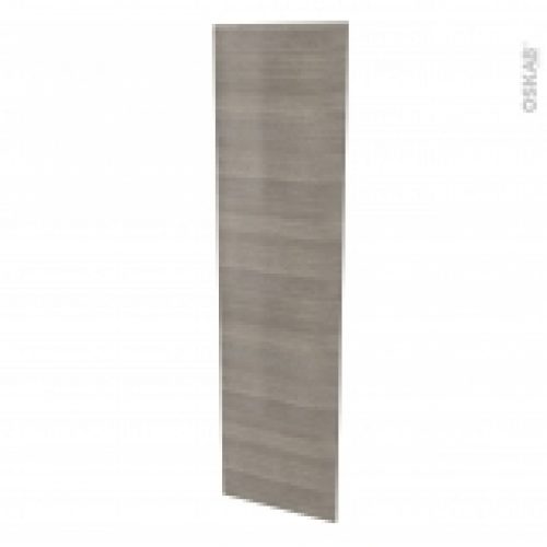 Finition Cuisine Joue N89 Stilo Noyer Naturel Avec Sachet De Fixation 2 Parties L58 X H217 X Ep 16 Cm