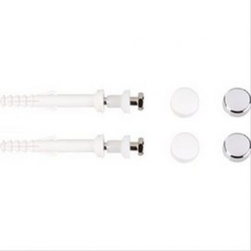 Fixation au sol, tête hexagonale fendue, Cheville Ø8×60, vis Ø6×60 par 2 – RAM