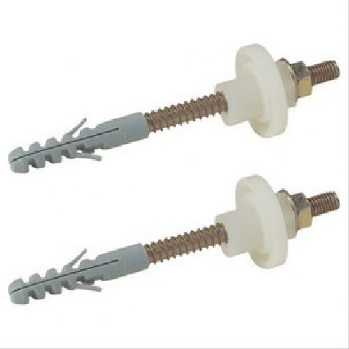 Fixation sanitaire acier, Cheville 10×60, goujon 8×110, perçage Ø10 vendu par 2 – Bol-fixations