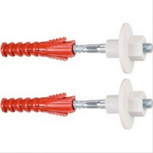 Fixation sanitaire, Cheville 14×80, goujon 10×180, perçage Ø14 vendu par 2 – Bol-fixations