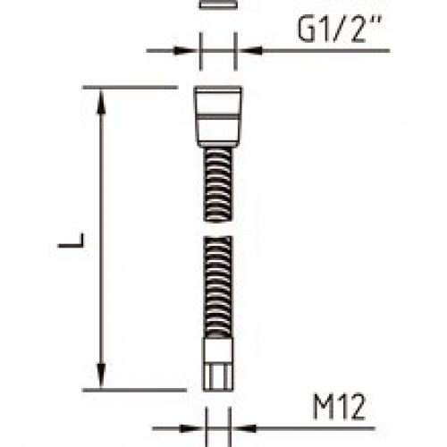 Flexible basique amovible pour robinetterie de…