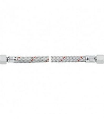 Flexible de bruleur fioul avec ecrou-raccord 3/8 et 1/4 1000 mm