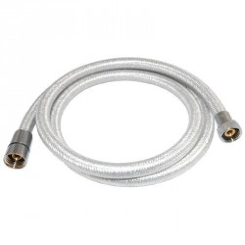 Flexible de douche 1.50m PVC blanc