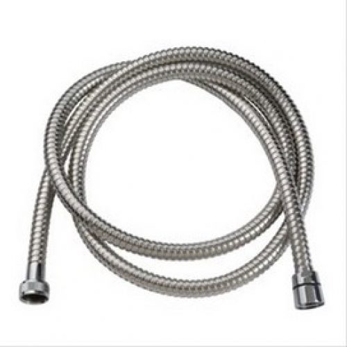 Flexible inox chromé, double agrafage 1,25m
