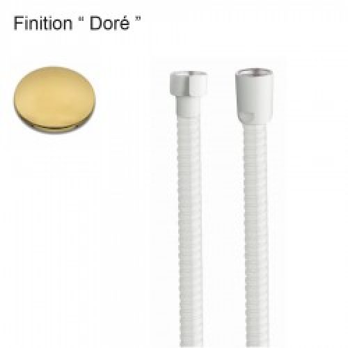 FLEXIBLE LAITON ECROU SIX PAN RETRO FF1/2″ 150 cm DORE – CRISTINA ONDYNA PD05252