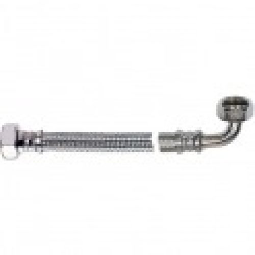 Flexible raccordement – 120 cm – FF 1/2&Prime; coudé – Pour cabine Leda – Tucai