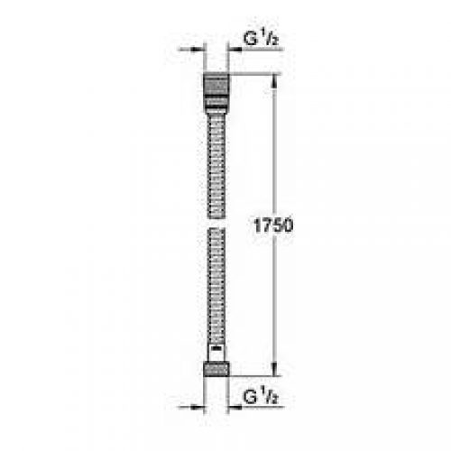 Flexible rotatif 1,75m Grohe Rotaflex Metal…