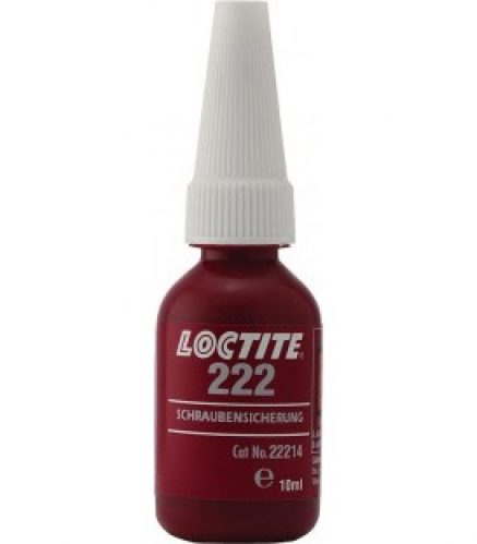 Frein de vis a faible resistance Loctite 222 10 ml
